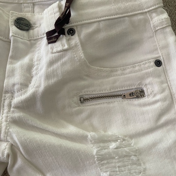 Frankie B white distressed skinny jeans - Picture 7 of 14